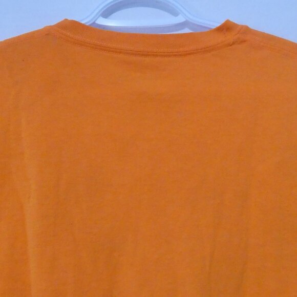 GILDAN | youth xl - extra large | Vibrant Solid Orange Tee / T-Shirt - Picture 9 of 12